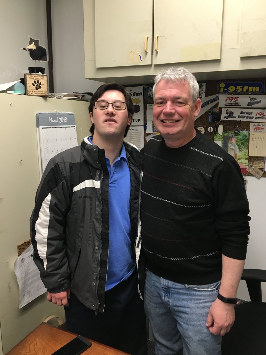 Lucas makes his broadcasting debut at i95 radio station!!