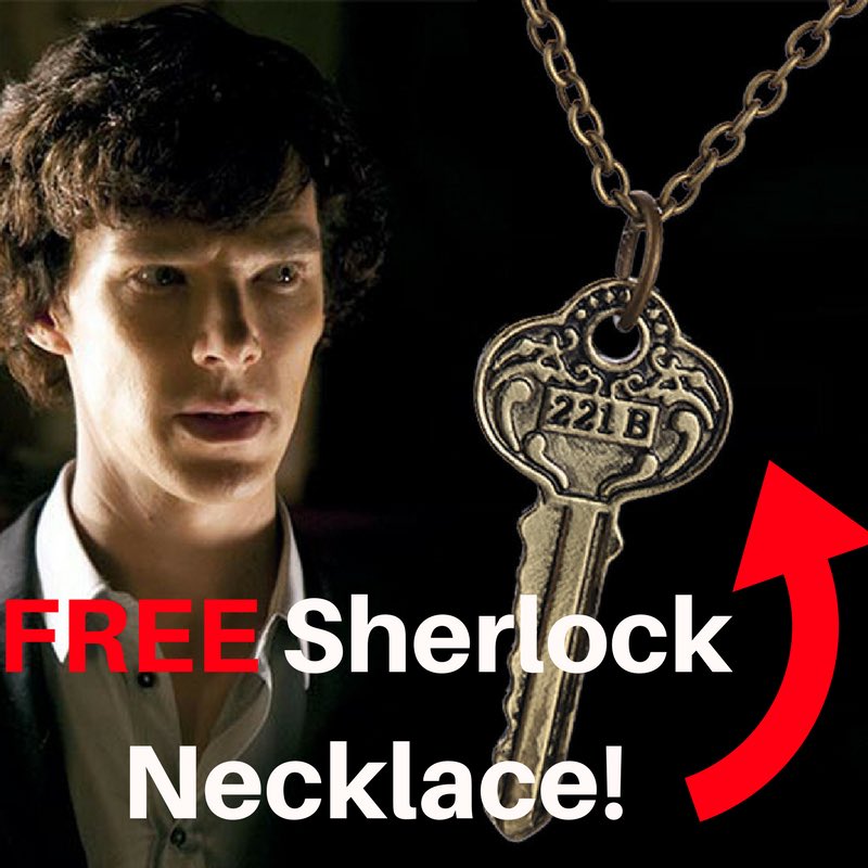 Sherlockblogger's tweet photo. @CHIMPSINSOCKS 🕵️‍♂️Get your FREE Sherlock Necklace now, Just pay Shipping!
Get yours now: https://t.co/VHdisUsIqb
Get yours now: https://t.co/VHdisUsIqb
Share and tag a Sherlock fan that needs this!! https://t.co/KNAOPhhDel