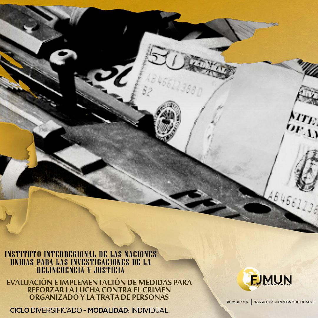 FJMUN's tweet image. #CicloDiversificado: "Es una iniciativa global de movilización alrededor de metas comunes para alcanzar la mejor manera de luchar contra la trata de personas y el crimen organizado."

Modalidad: Individual