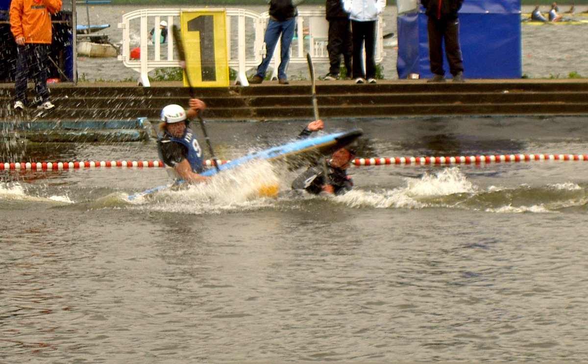 Albori di carriera #canoa #canoapolo