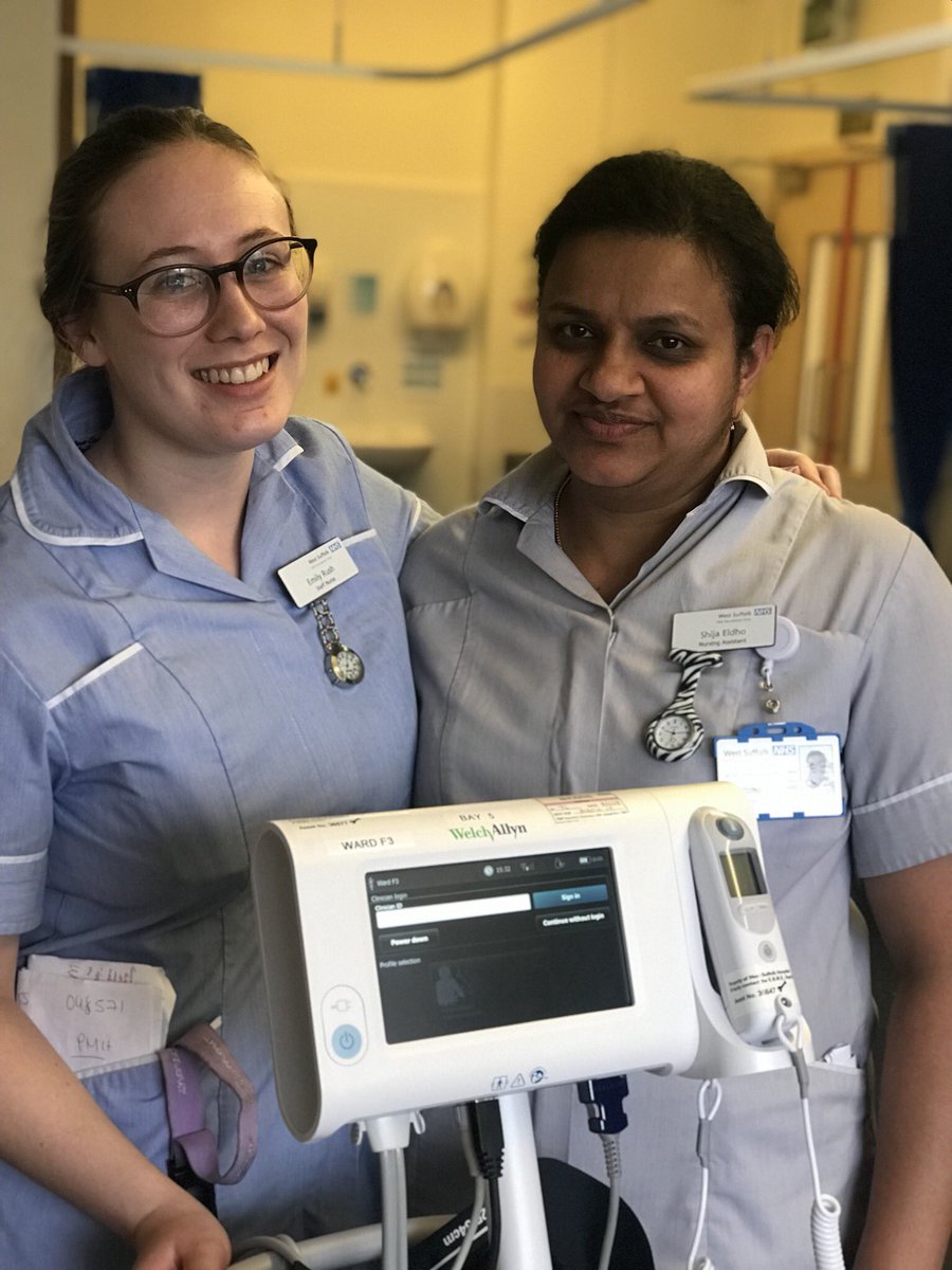DrSteveDunn's tweet photo. Hayley and Guy and Ash are all helping with the deployment of our new eCare vital signs machines which our staff are loving ... #eCare https://t.co/ELDPRVSZyG