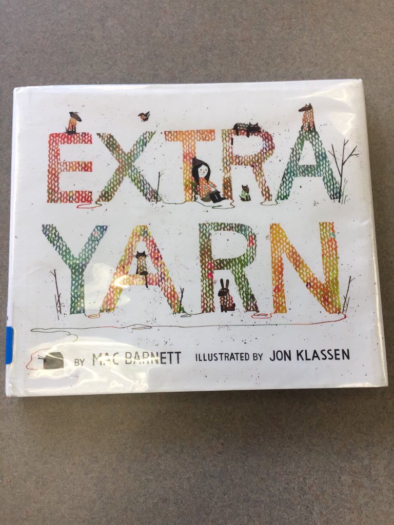 RESLibrary_DCS's tweet photo. We read Extra Yarn and “knitted” our own web of kindness by giving compliments to one another! @macbarnett #ChooseKind https://t.co/MKTZUm3sWE