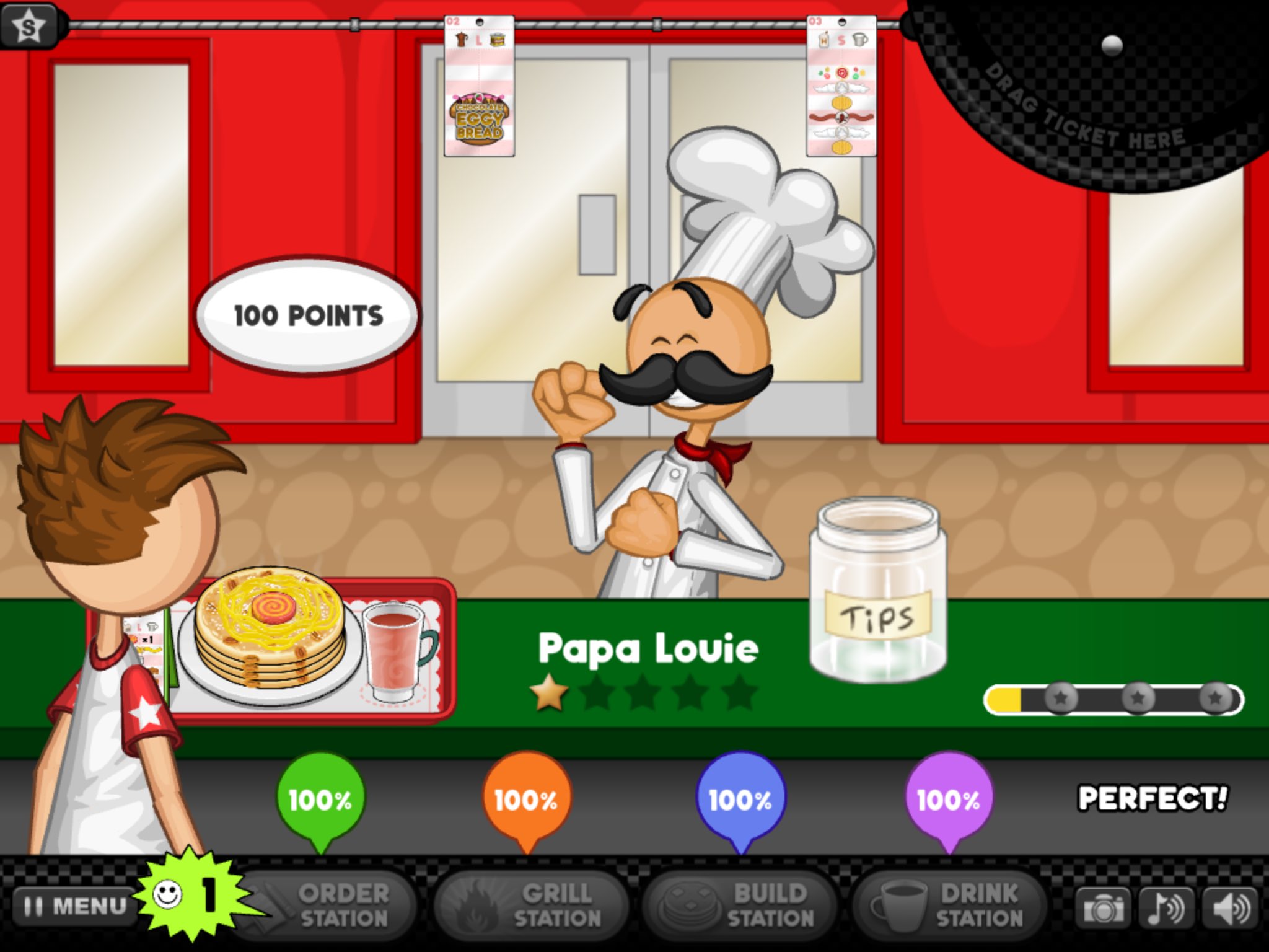 Papa s Food Stall My Pancake Stand Food Battle Papa Simulator Papa
