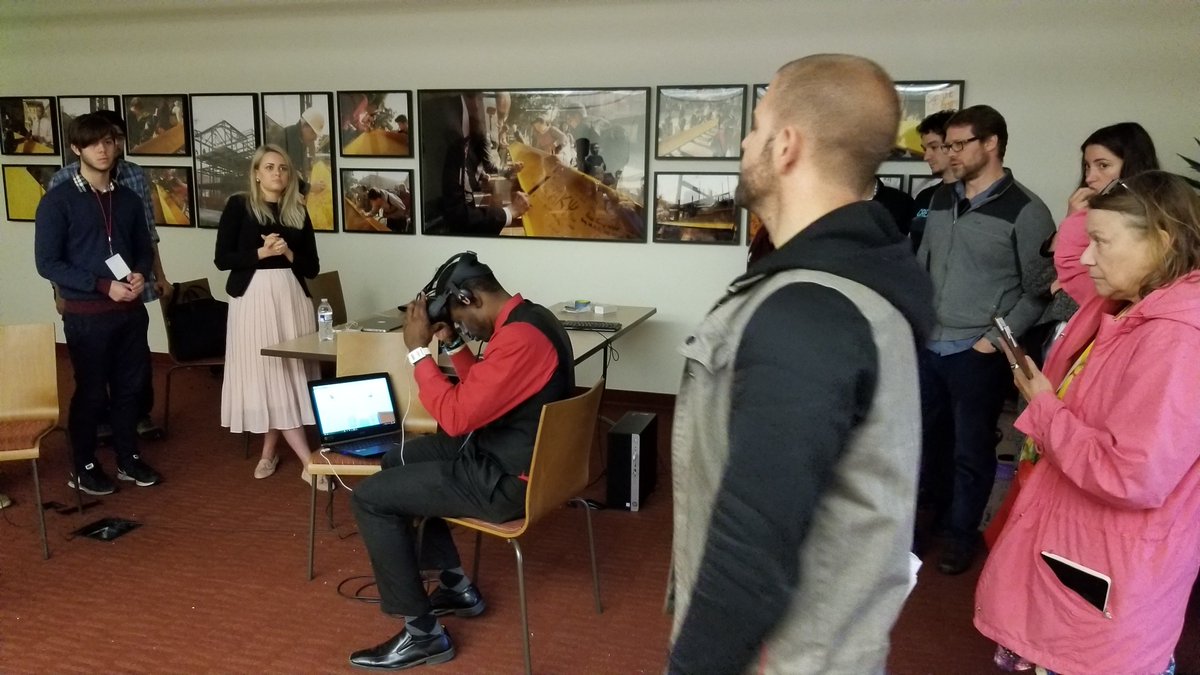 MetaverseOne's tweet image. Final judging at the #creatingrealityhack! #VR