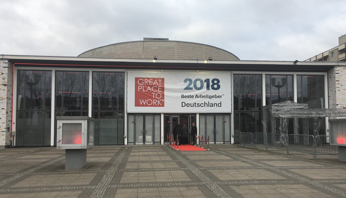 Heute bei #greatplacetowork Deutschland 2018 in Berlin <a href="/communardo/">kommunardo</a>