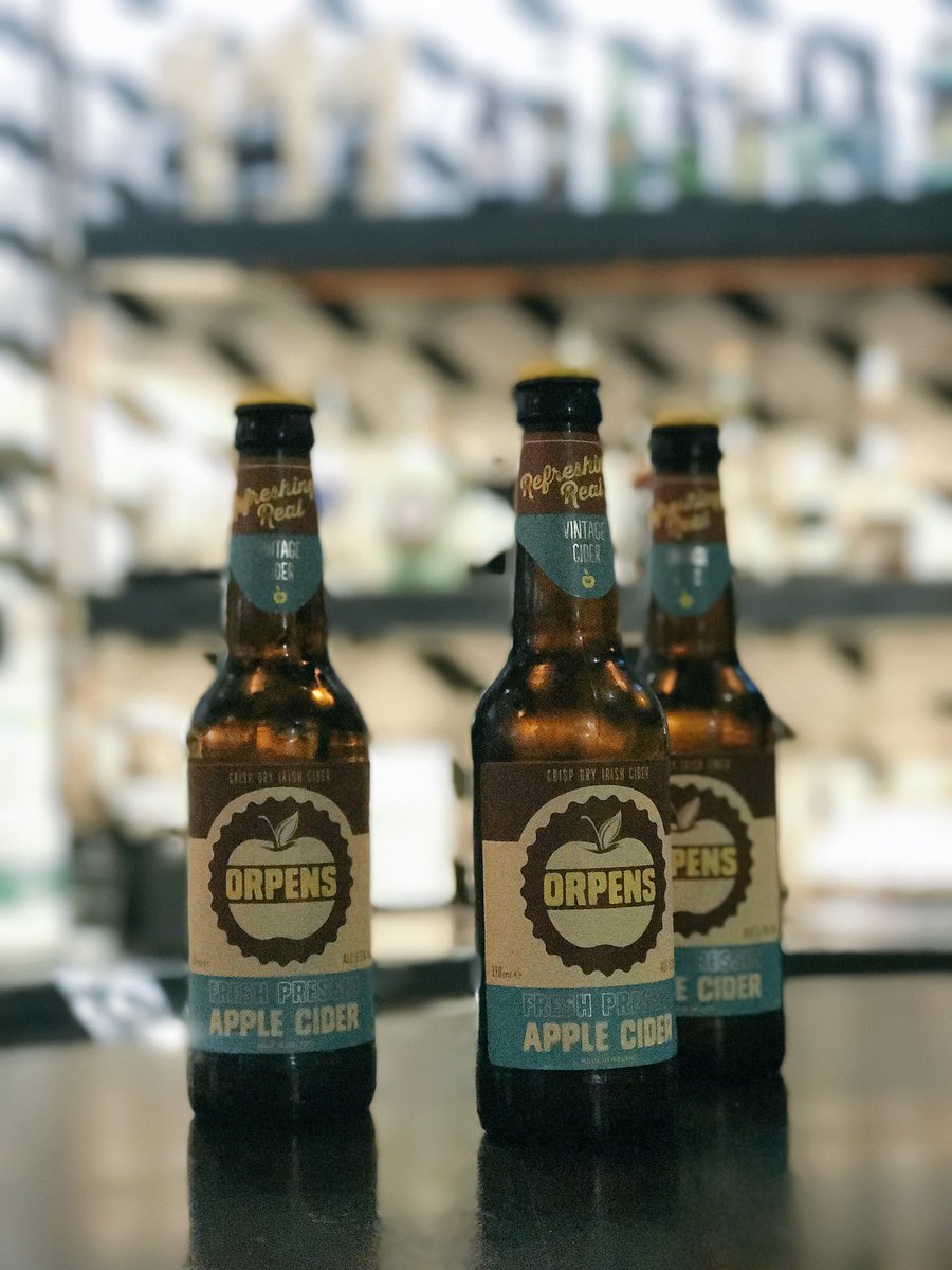 We know a lot of you love your ciders so we've had a drinks menu refresh. <a href="/OrpensCider/">Orpens Cider</a> is new in bottles. A new draught is on its way ;)X