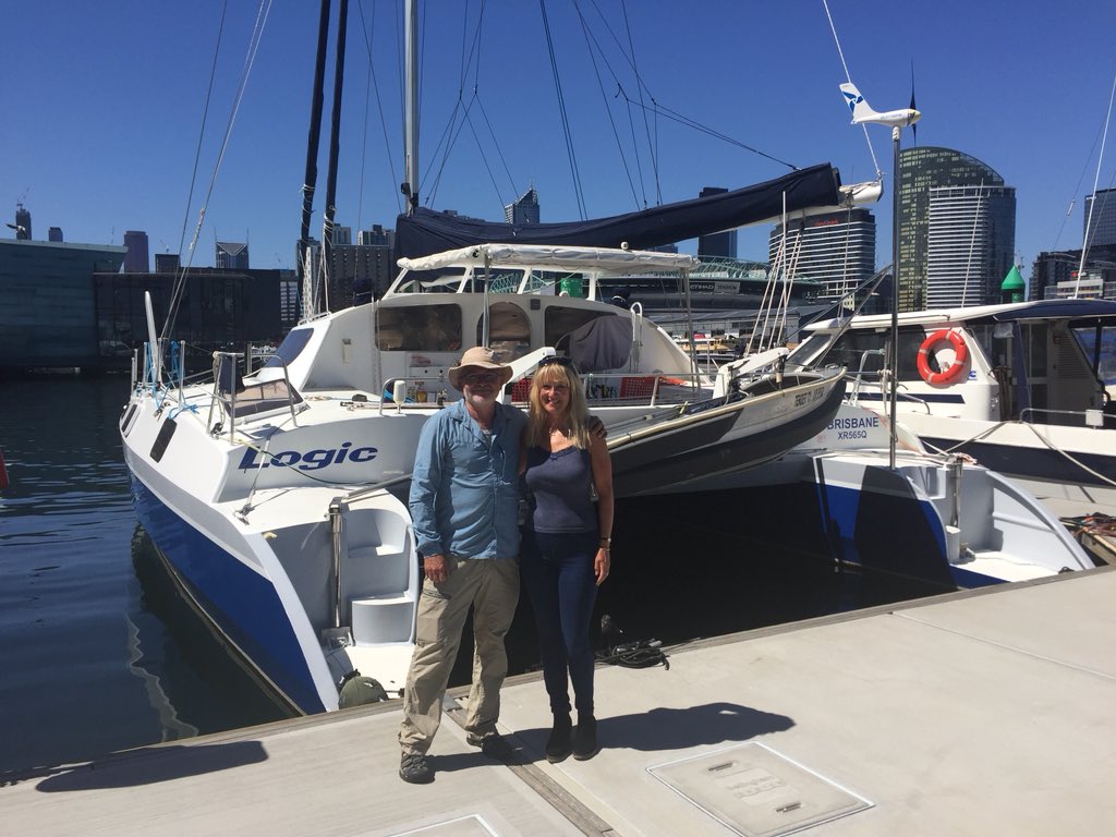Back from another amazing adventure sailing Brisbane to Melbourne. #sailing #catamaran  #Australia #adventure