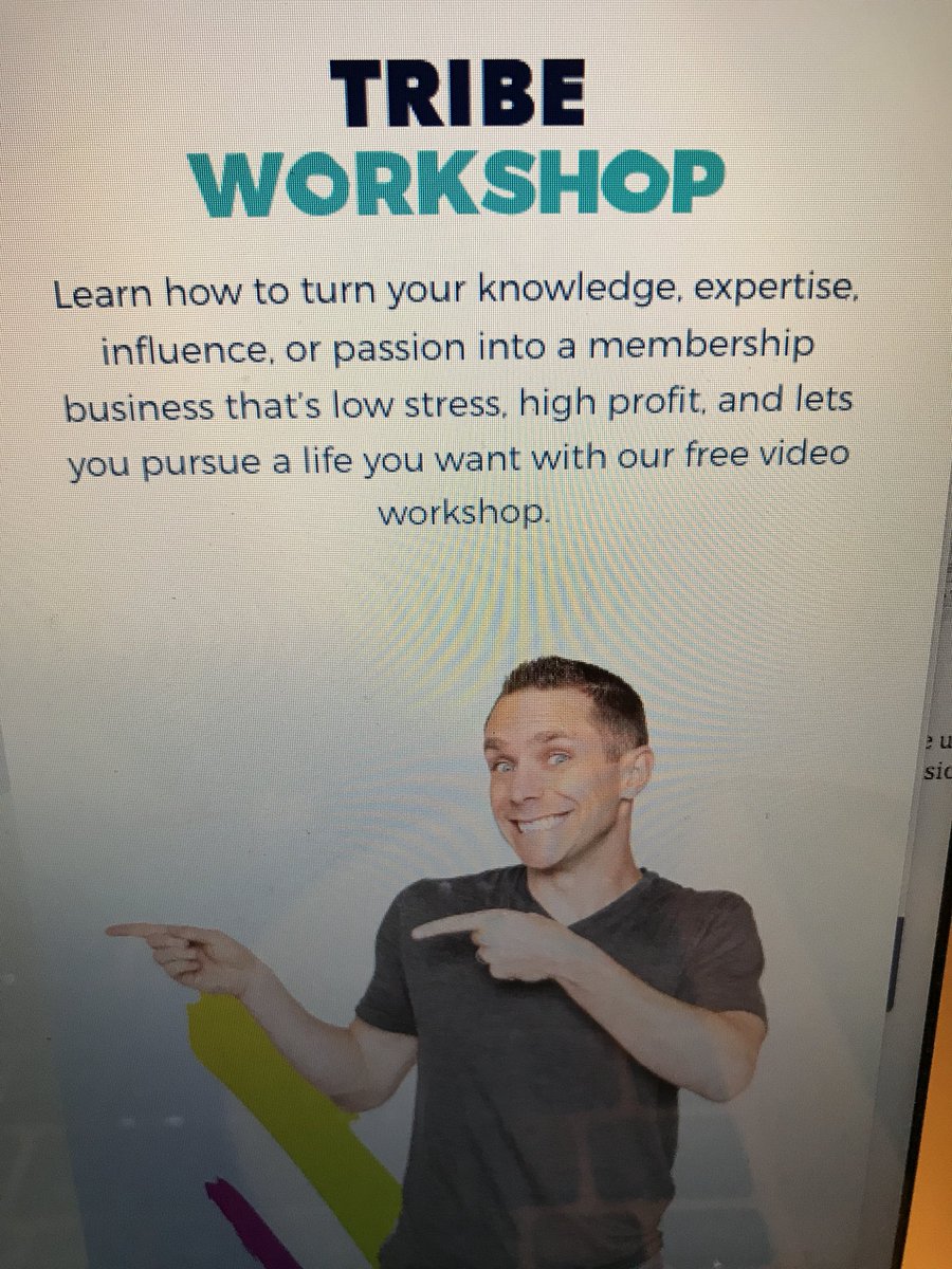 Transform your knowledge and passion into recurring revenue. It’s not to good to be true! tribeworkshop.me