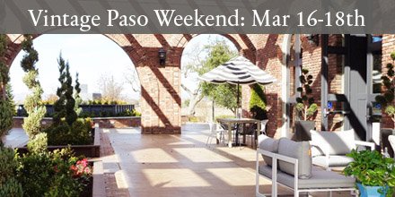 Join us in our new courtyard for Vintage Paso Weekend. Saturday from 1-3pm we'll have @KennyTaylorBand live with a tasty array of <a href="/VivantCheese/">Vivant Fine Cheese</a> for you to sample.  Zin lovers - come try our newly released CS Zinfandel from the Dusi Vineyard - Delicious!