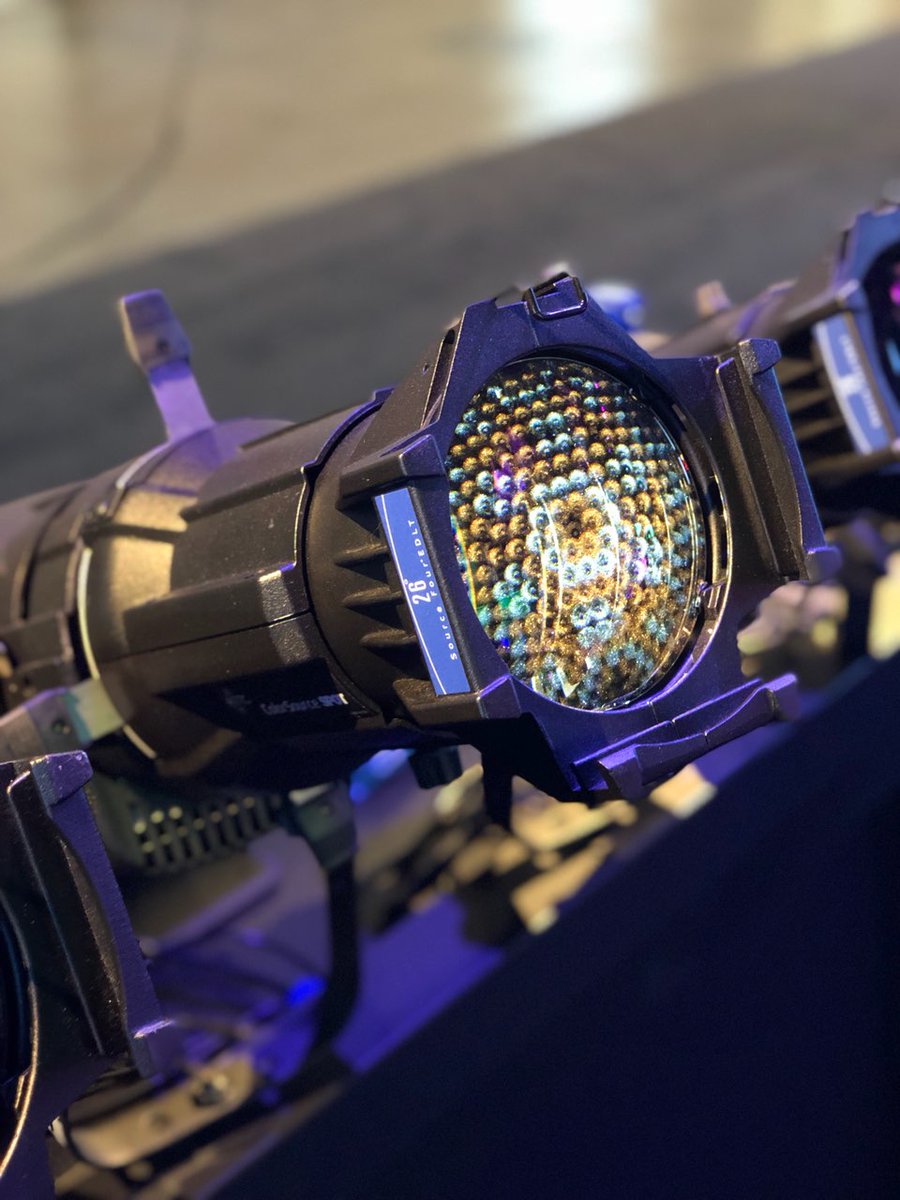 ETCInc's tweet photo. Scenes from the #USITT2018 show floor: A first look at a new, tuneable-white array for #ETCColorSource fixtures https://t.co/c5oQVfVqgj