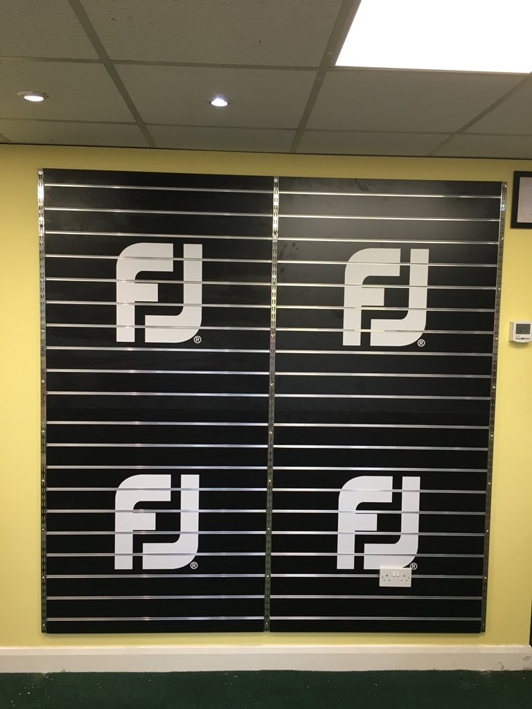 It’s been a busy day at #AWG finishing stage two of our new <a href="/FootJoyEurope/">FootJoy Europe</a> feature wall &amp; we’re pretty happy with the results 🤩 #FJ #NearlyThere #ShopMakeover @timstevensedge <a href="/BardsleyBob/">Bob</a> @ForemostGRIP @ForemostCharlie <a href="/ForemostAndy/">Andy Martin</a> @ForemostPeter <a href="/graham_drabble/">Graham Drabble</a> <a href="/mattmurraygolf/">Matt Murray</a>