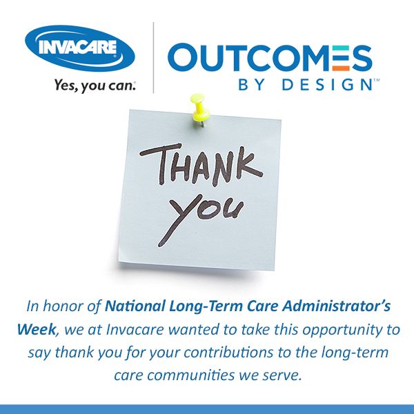 InvacareCorp's tweet photo. Thank you, Long-Term Care Administrators! #LTCAWeek18 https://t.co/PDaZjt8PCh