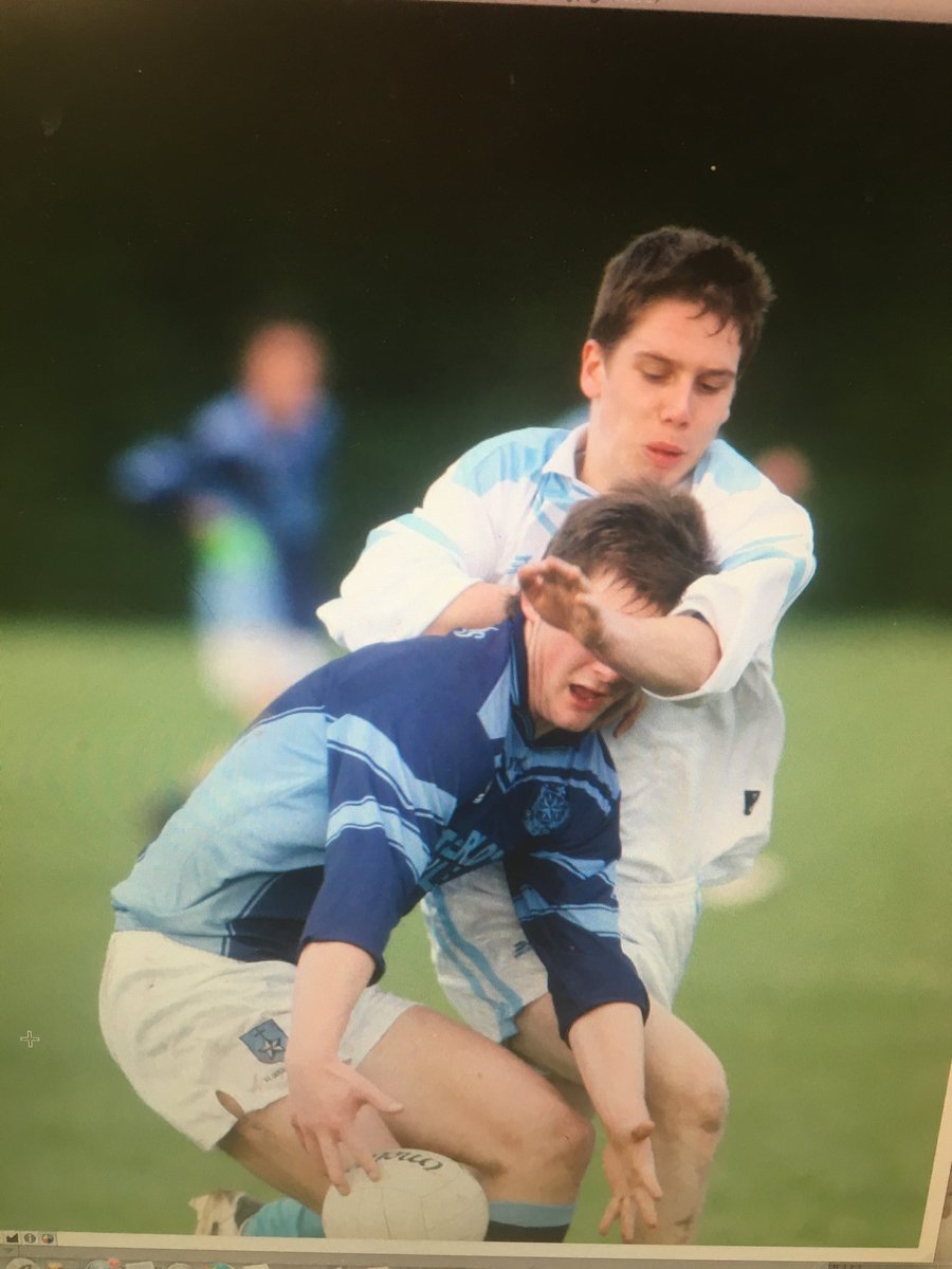 mayonewssport's tweet photo. We found this pic in our archives today of @MayoGAA footballers - @AIDOXI and @leeroykeegan - from a 2008 schools match between @ricecollege and @stgeralds. Those 10 years flew! #ThrowbackThursday #mayogaa #youngguns #GAA https://t.co/IxdwEZpjob