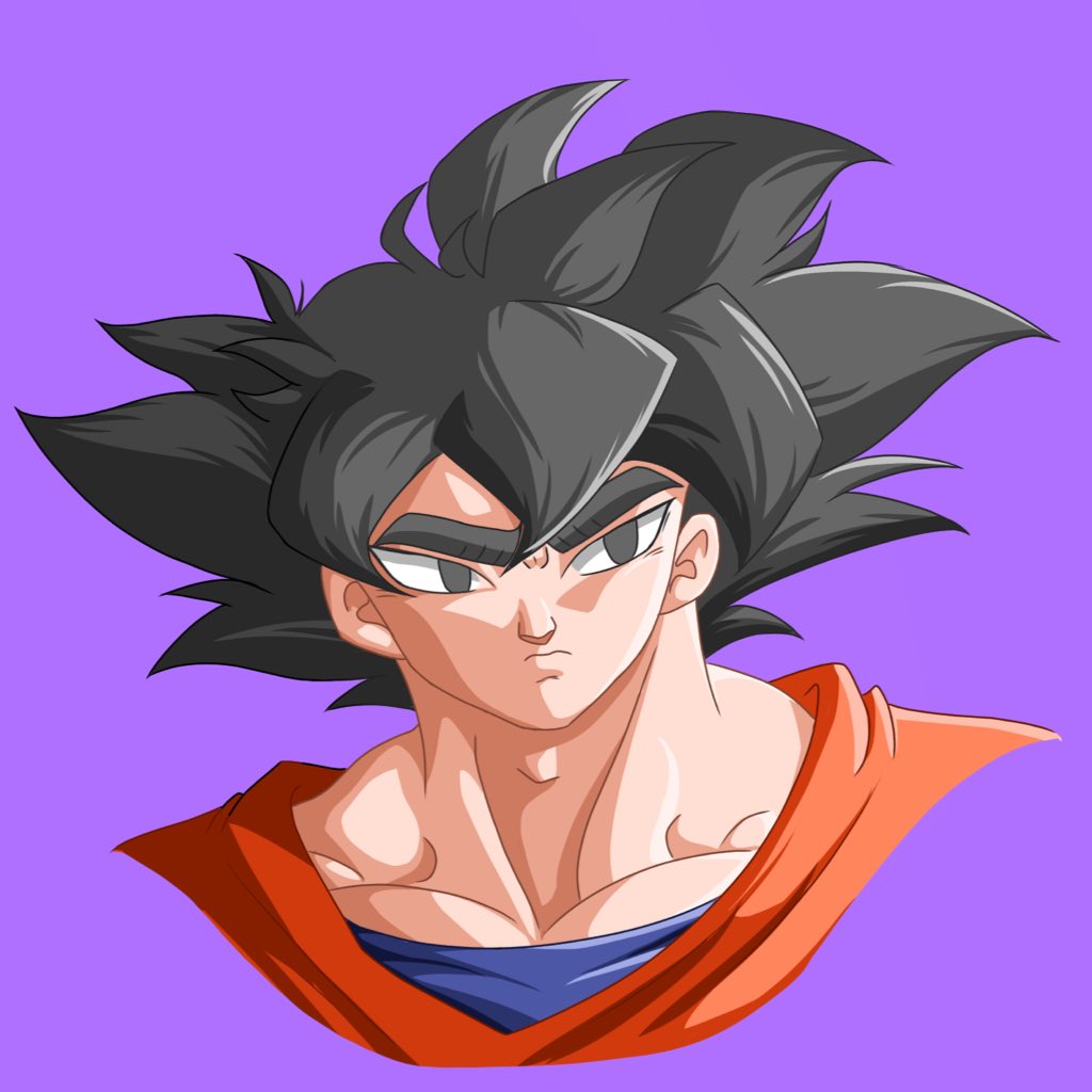 Niicasso's tweet photo. I finished that Goku, conveniently in profile pic shape 

#DrawDBWeekly https://t.co/QGpv7S802b