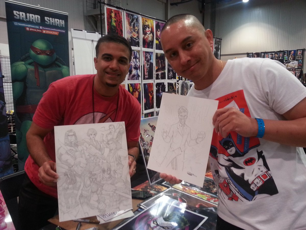 NKountapanya's tweet photo. @Sajad_Shah @AmazingComicCon I was hoping that you would be coming again this year.  I picked up a few sketches from you last year and was hoping to add another to the collection. https://t.co/8PACpMp894