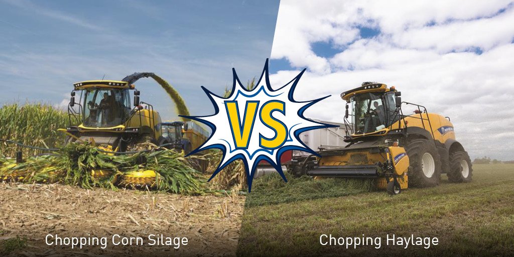 NHAgriculture's tweet image. Which one - Chopping Corn Silage or Chopping Haylage? Poll to follow...  #NHBracket