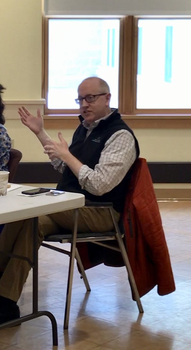 LeadNH's tweet image. Tym Rourke from @nhcfoundation talking to #LNH2018 about substance use disorder during our #LNH2018CJDay at Merrimack County