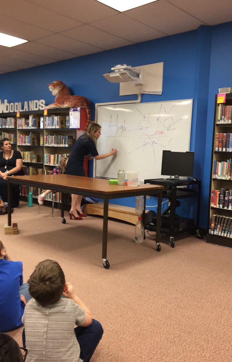 ChinnockChatter's tweet photo. Thanks @ShannonODKOMO for the great visit today! The kids will be talking about it for weeks. ❤️ @CKSDChat @woodlandsCKSD #kindergarten #weather https://t.co/8UZNaGYdYY