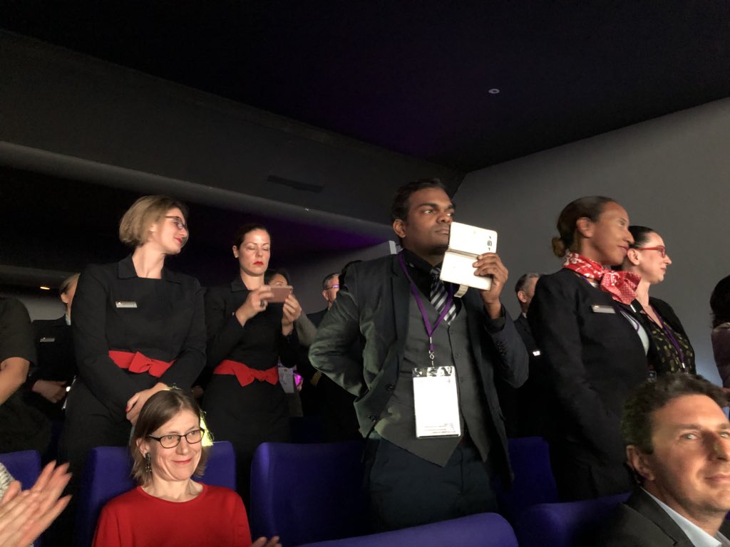 AFRClient's tweet photo. Félicitations à @AirFranceFR 1ere place #PRC2018 secteur transport @anrigail l’émotion client au cœur de leur stratégie https://t.co/7gKqPfHay7