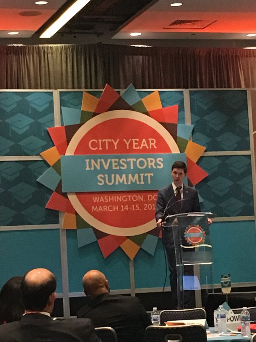 CYBarker's tweet image. Grateful to Chester Spellman @Dir_AmeriCorps and @AmeriCorps for supporting @CityYear and the 23,000 students we serve around the country! #cyinvests