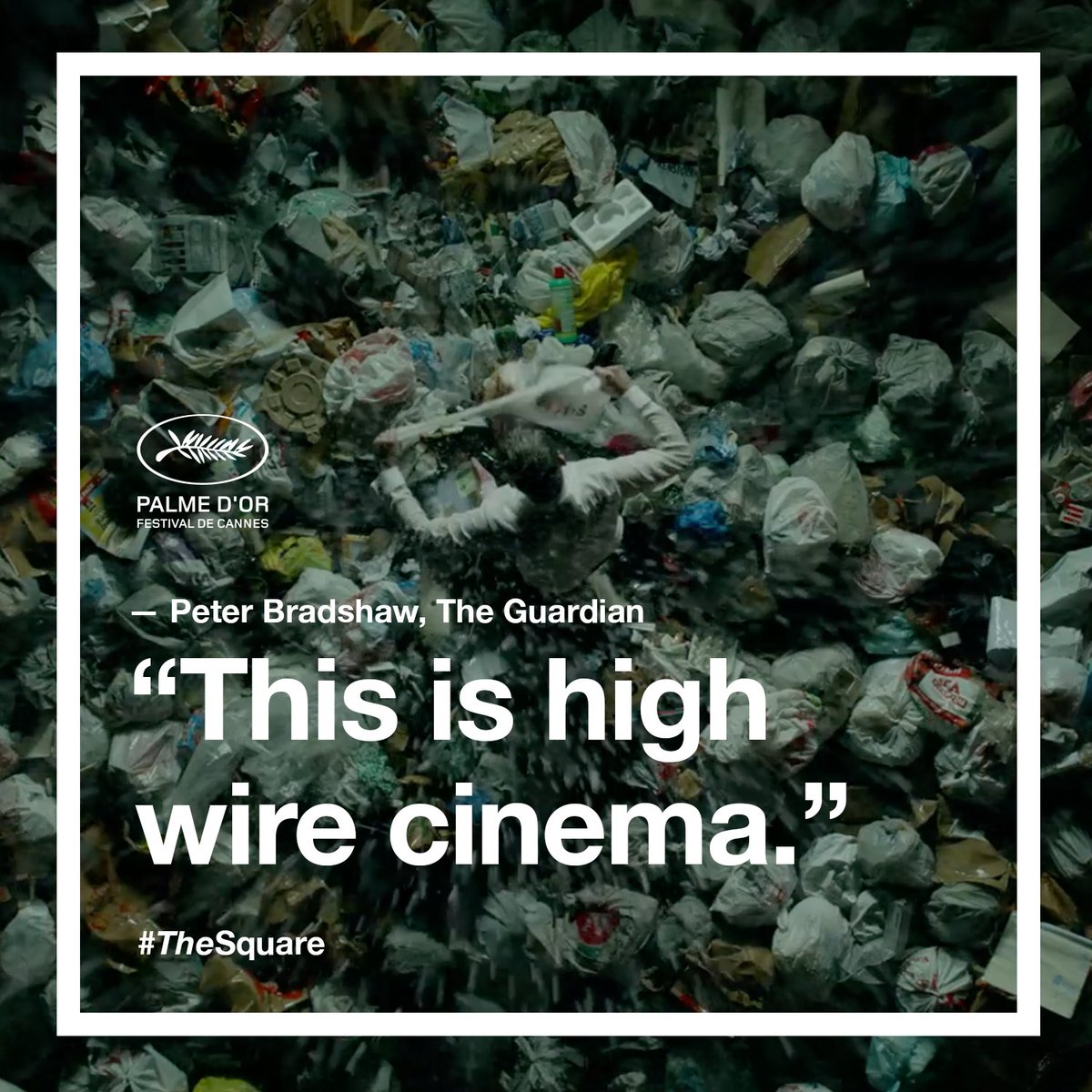 .<a href="/guardian/">The Guardian</a> calls Ruben Östlund's #TheSquare "high wire cinema."

Own it now: bit.ly/Square_Amazon