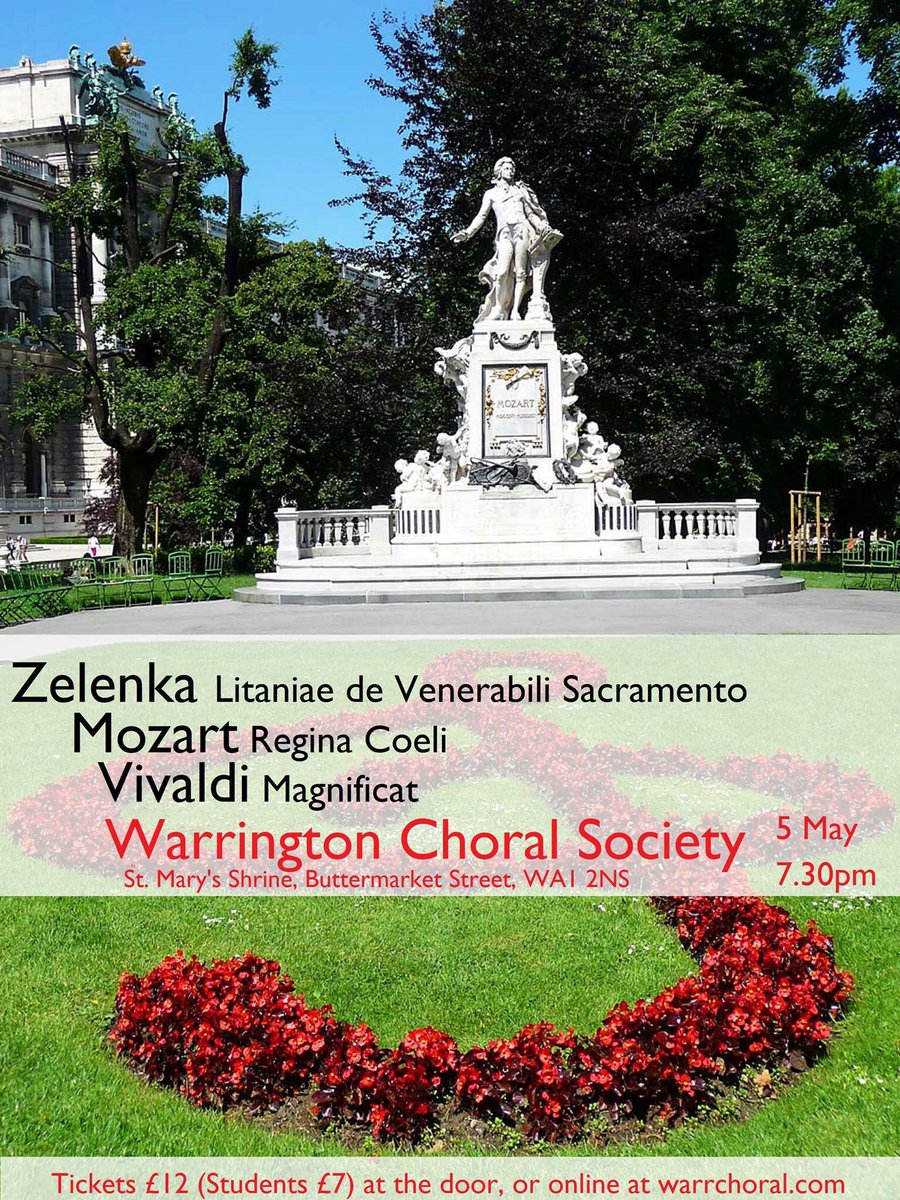 Tickets for our next concert available online at warrchoral.com #Warrington
