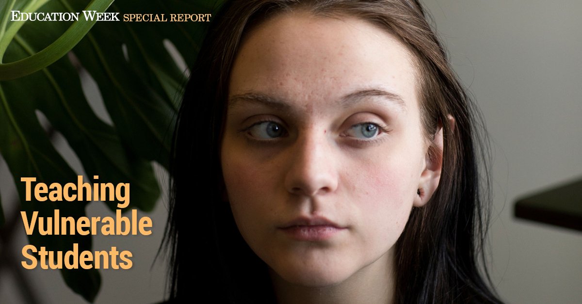 educationweek's tweet image. Our latest special report focuses on fragile student populations, their needs, and the challenges educators face in engaging them in learning. edweek.org/ew/collections… #vulnerablestudents