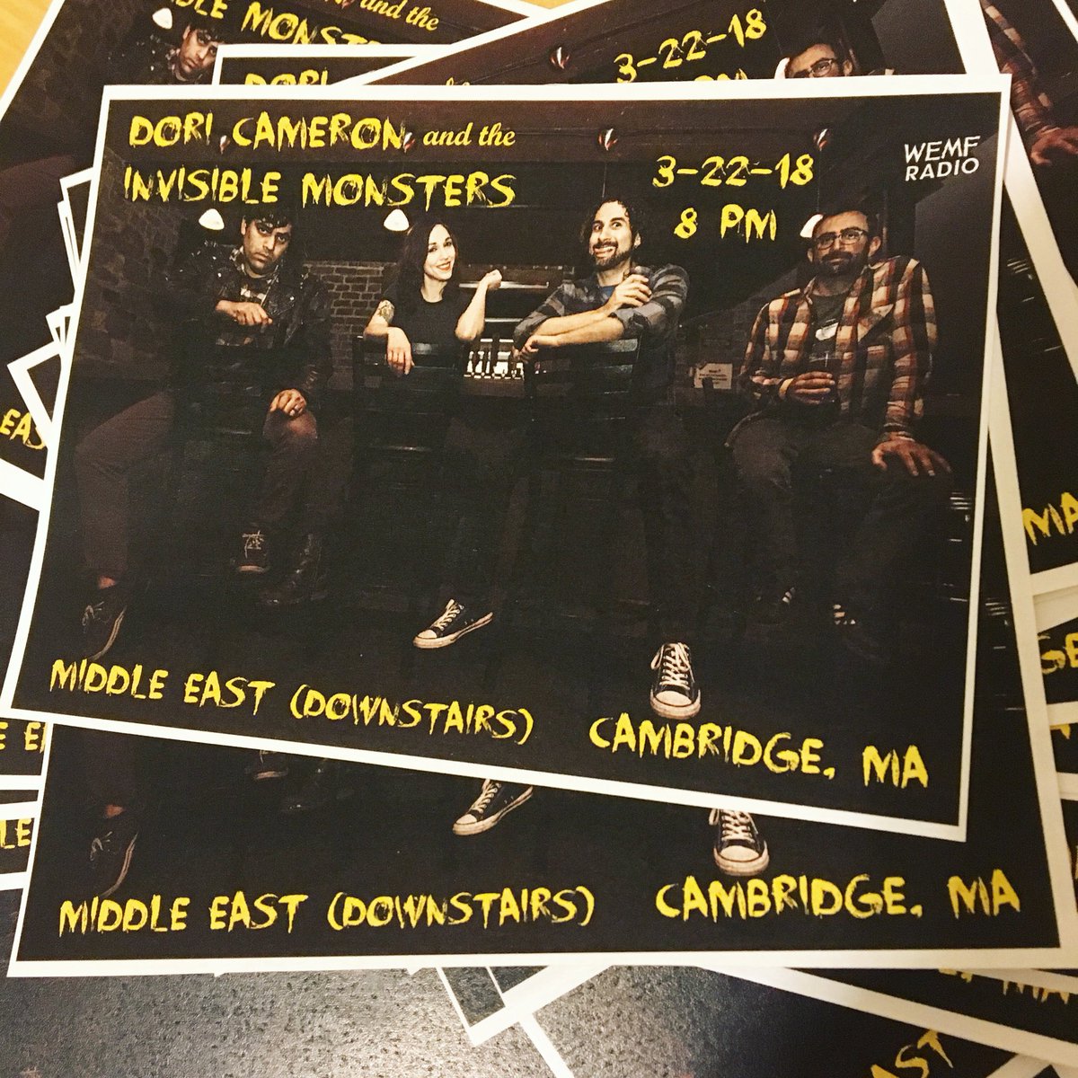 sradner's tweet photo. One week from today - it's the biggest @Dori_Cameron show yet at the @MidEastClub! So who's coming??? https://t.co/vbDKWZKwGr