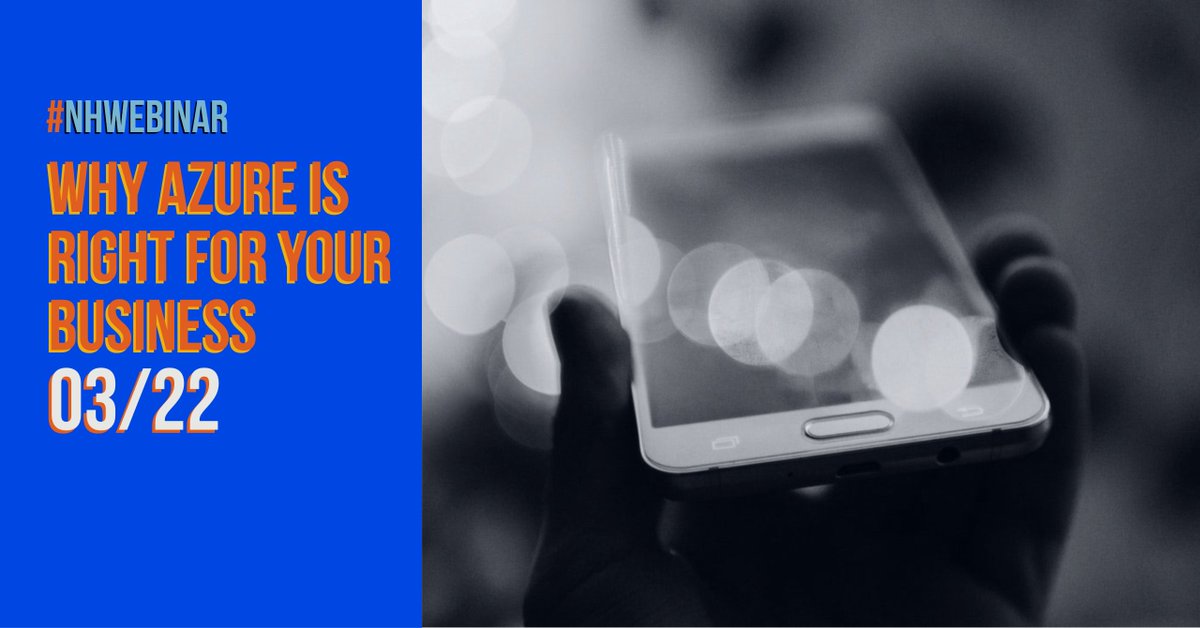 Still not convinced about #Azure? This informative #NHWebinar will cover tips and tricks about azure, how to build and deploy, and its ability to create #data-driven, intelligent apps, and more! Register Today! hubs.ly/H0bcqR70