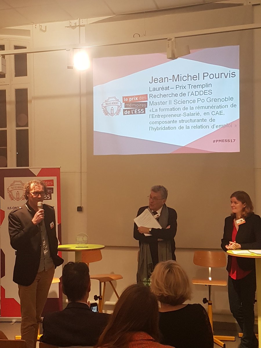 "Sur la fixation de leur rém' par les entrepreneurs-salariés en CAE on assiste à une individualisation du salarié au travail" Jean-Michel Pourvis