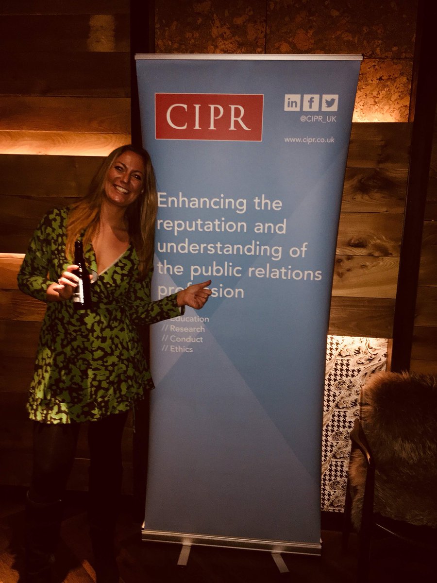redhavas_uk's tweet photo. Say hi to Havas Susie out and about networking at @CIPR_UK future leaders programme event @JeniferStirton #networking #cipr #PRrep https://t.co/CnhsFdUq47