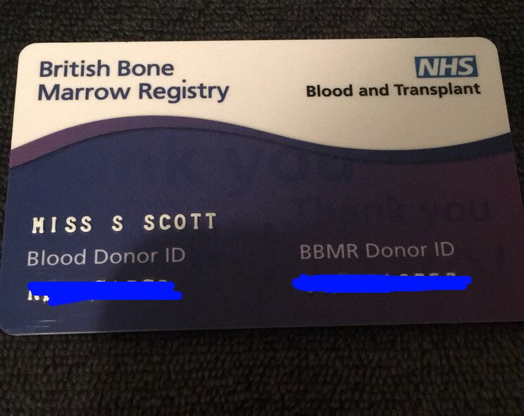 Samanthahaa's tweet photo. Potentially I could be found as a match in a month, 1 year, 10 years or never. Maybe I will never get a call but maybe I could save a life. Register and become a potential rather than just a never. #BBMR #savealife https://t.co/JMtiKqEeeF