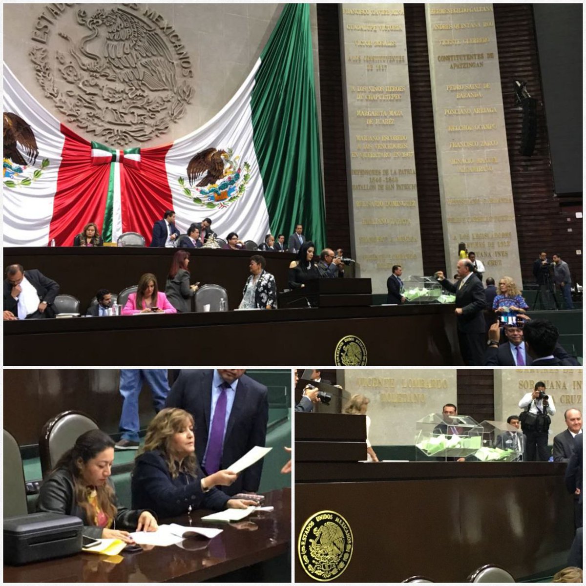 GPPRDmx's tweet photo. Se lleva a cabo la votación, mediante cédula, para la designación del nuevo Auditor Superior de la Federación para el periodo 2018-2025. 

🔴 Sigue la votación #EnVivo por el @CanalCongreso aquí 📺👉 https://t.co/1ydGU7fpbS https://t.co/1eRLM31JXk