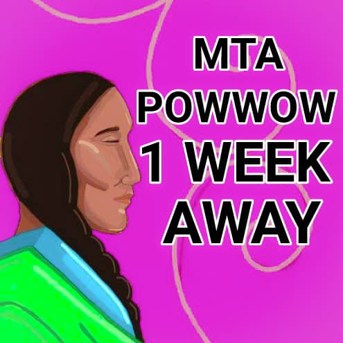 mtapowwow's tweet photo. 1 week!!!! Till the First MTA Powwow! https://t.co/BEPCexD8Qx