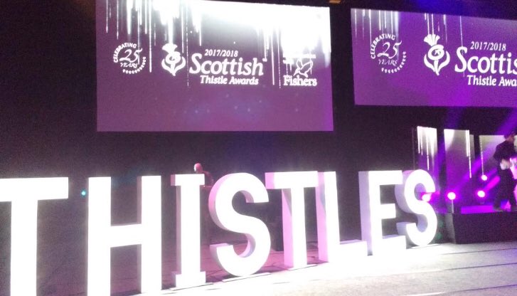 We are in our seats at the <a href="/VisitScotland/">VisitScotland</a> Thistle Awards at the <a href="/eicc/">EICC</a> #Thistle25 #ThistleAwards