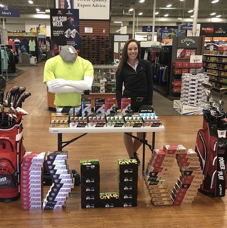 WilsonGolf's tweet photo. #WilsonWeek is off to a great start! Secure your spot today and you'll receive a $20 gift card in-store.

Those who register will also be entered to WIN a year supply of DUO Soft!

→ https://t.co/yxOjfMvaqt

#PowerYourPlay #WilsonStaff https://t.co/2YmLfrJ0J6