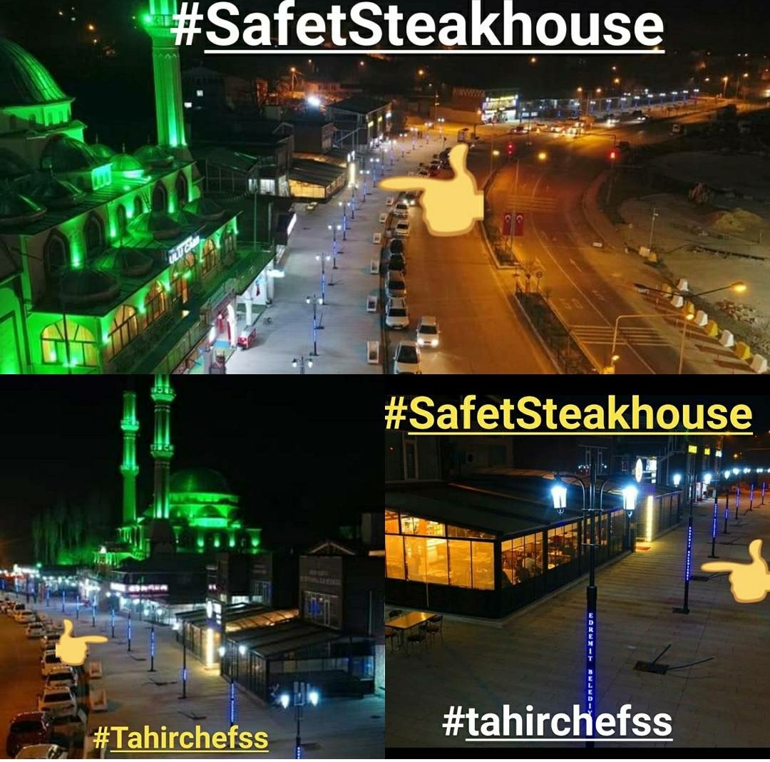 ❤ Safet Steakhouse ❤  Van Edremit Yeni Prestijli Caddesinde Gururla Hizmete Devam...Bekliyoruzzz...🍗🍖☕🍴🔪