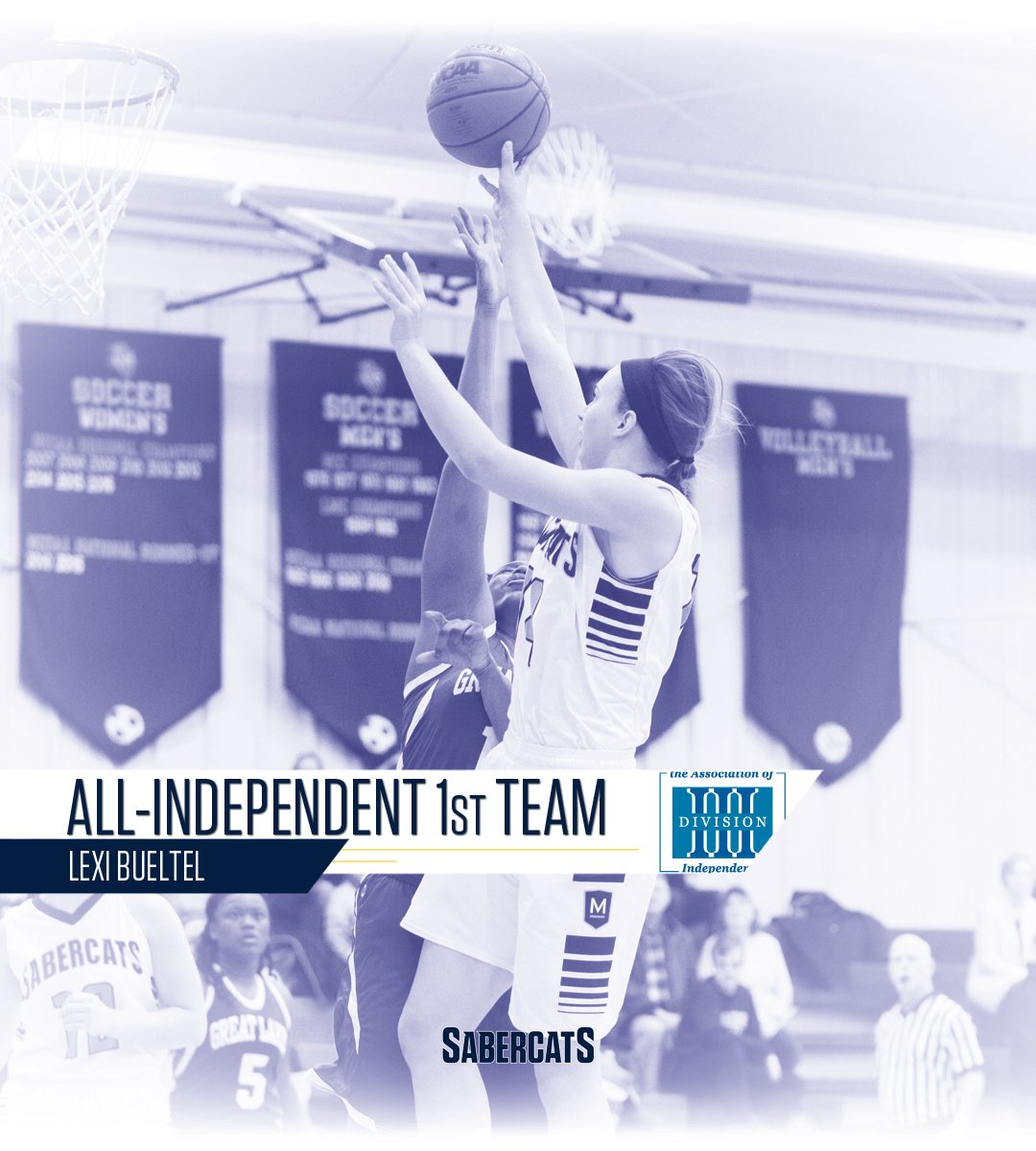 MBUSabercats's tweet photo. S/O to Shep, Book, Lexi, and Lerma for making the AD3I All-Independent teams! #SnarlStrong https://t.co/rSLk2cbNYl