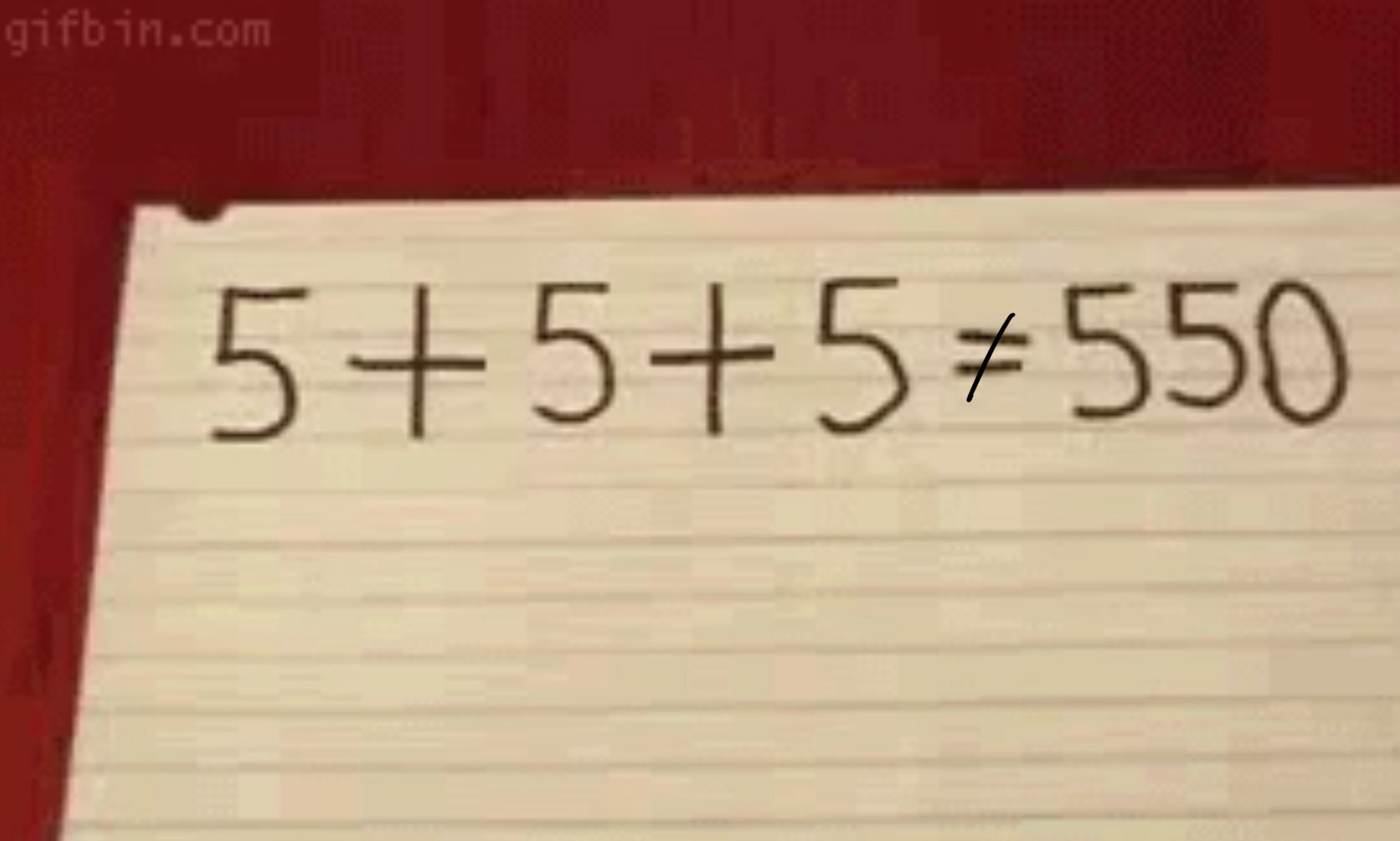 Drew Foster Draw One Line To Make 5 5 5 550 Correct T Co Yq0bisa4kt Twitter