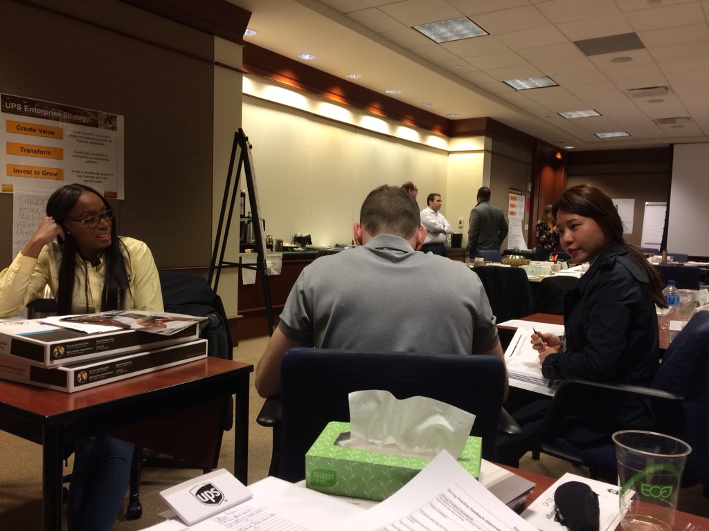 New Supervisors practicing the art of giving feedback! Another step in Transforming our <a href="/UPS/">UPS</a>!!  <a href="/UPSers/">UPSers</a> <a href="/Stefani1Maureen/">Maureen Stefanini</a> #UPSGLC #UPSNMO
