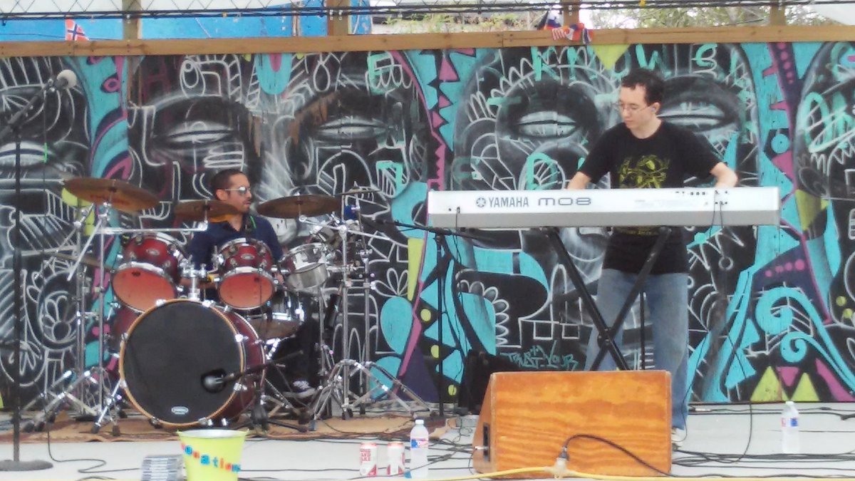 If there is a VoyagerFest event in Austin then Black Ladder must be playing. Jazzy keyboards, funk bass, and rock drums. Keyboardist Shane Lamb studied music at #UTAustin. New album out now... #VFshowcase