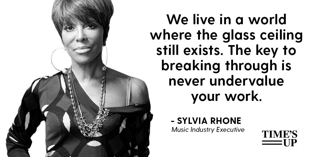 TIMESUPNOW's tweet image. Value your work! 🙌 Thank you for this reminder @iamsylviarhone.
