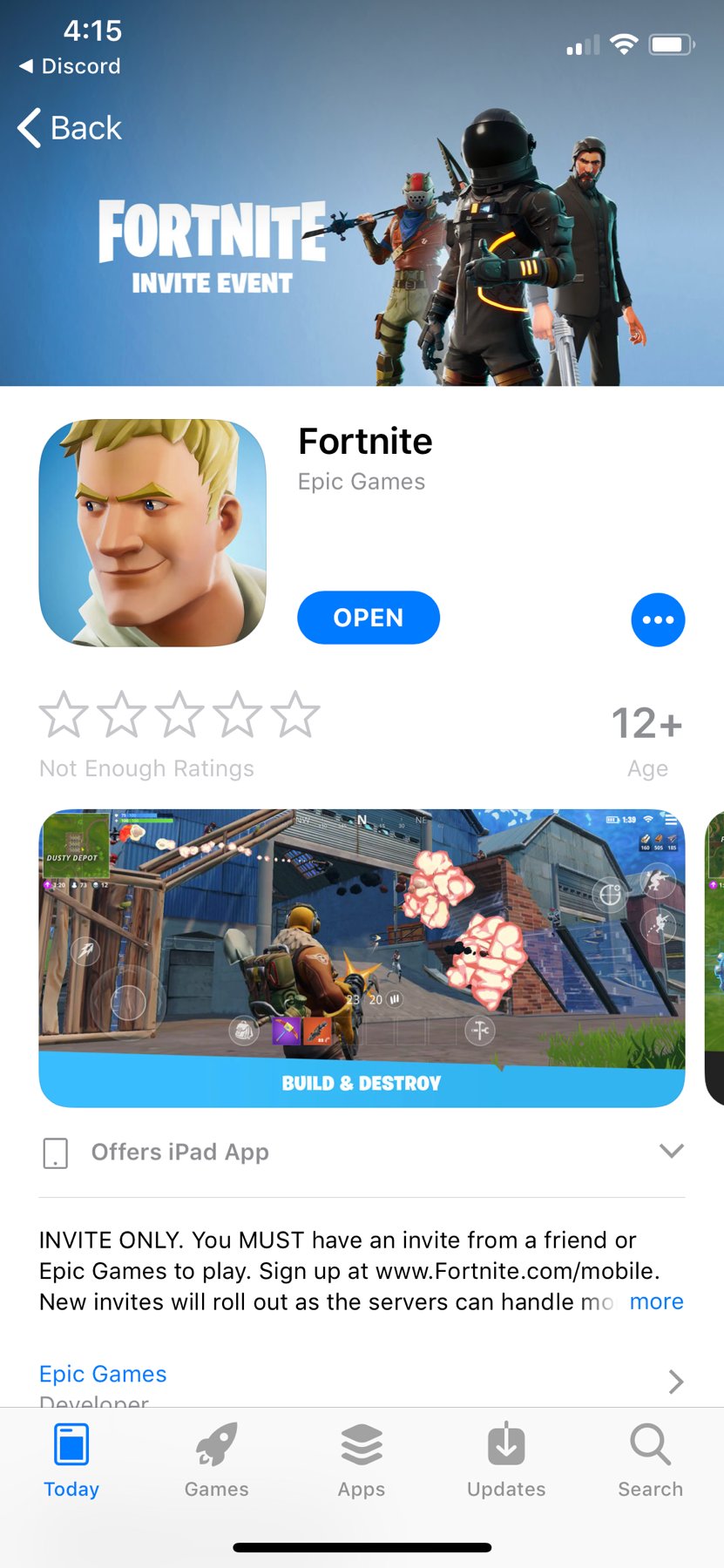 Fortnite agora disponível no iOS para todos - Aplicativos Da App Store
