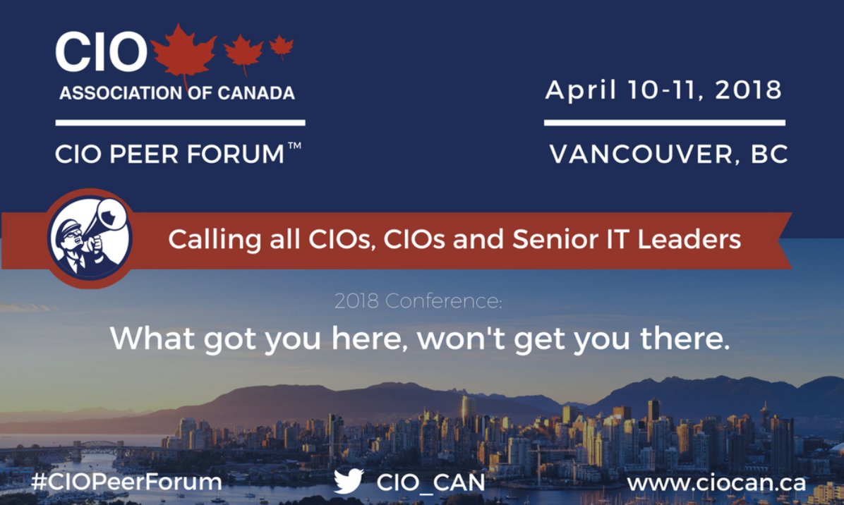 leanlyle's tweet image. I will be speaking at the CIO Peer Forum in Vancouver on April 10 - 11th. Get a preview of what I will be discussing in my newest blog. pacificdataintegrators.com/insights/cio-c…