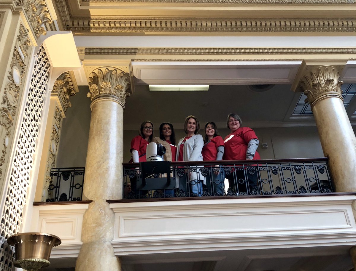 PHSTIGERLIBRARY's tweet photo. Representing educators at Frankfort today. Thanks to Brandon David Smith for the hospitality and support! https://t.co/pnU9b1O8hz