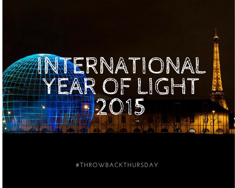 OpticaWorldwide's tweet photo. #TBT to #IYL2015, which raised awareness of how #optical technologies promote sustainable development &amp; provide solutions to worldwide challenges in #energy, #education, #health, &amp; more. 

Lets keep the momentum going for #ILD2018 on 16 May. https://t.co/oWdQwNRW17 https://t.co/EPhbPeivk8