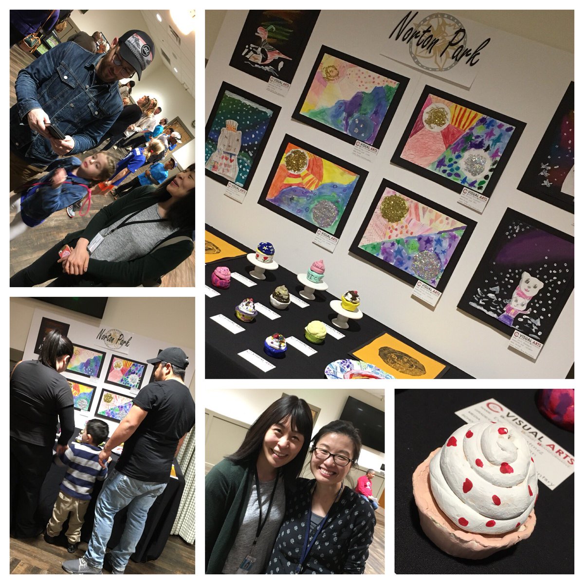 NPKEagles's tweet photo. Smyrna Arts Night with Smyrna Schools & Friends! Students loved seeing their work on display! Way to go @MsKim_Art #firstartshow @MichelleWCurry1 #celebratethearts https://t.co/XBtVi0skNm
