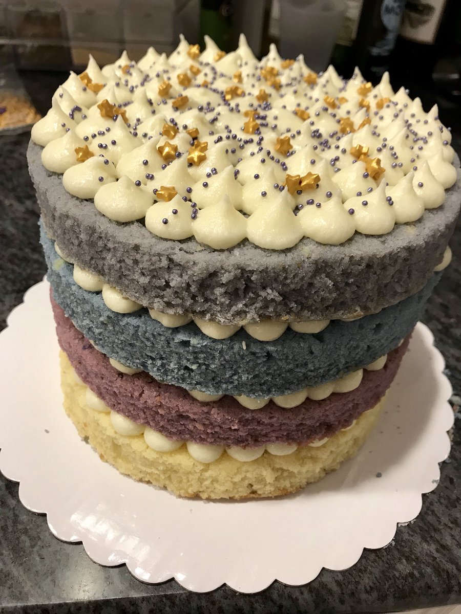 BeadedByAshley's tweet photo. Naked ombré! 🤫 #surpriseparty #ombre #cake https://t.co/6xwdlSdwxO