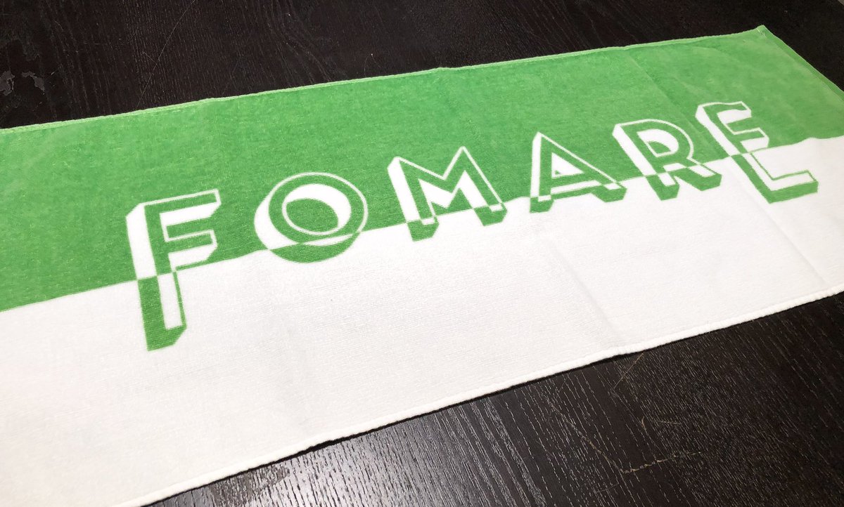 FOMARE New GOODS🎁】 タオル ¥1,500 本日の名古屋公演より販売開始し