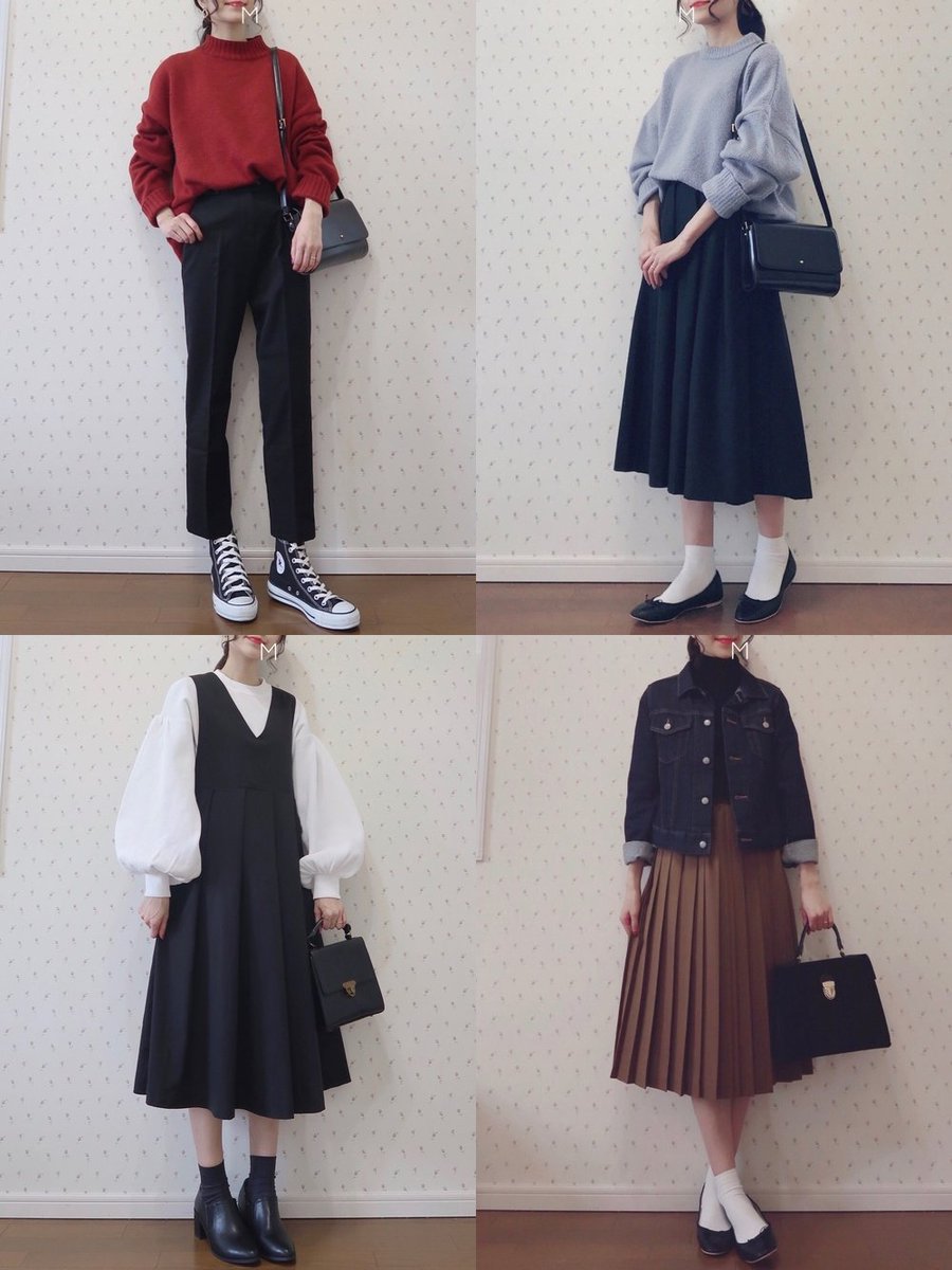 Jiali_Digital's tweet photo. コーデ参考（163cm）
#春コーデ #シンプル #カジュアルコーデ #パンツスタイル #バレエシューズ #休日スタイル #春色 #大人ガーリー #UNIQLO #パンツスタイル #スニーカー #ラクチンコーデ #デニムジャケット #ビッグシルエット #ニット https://t.co/9mscbYZddO